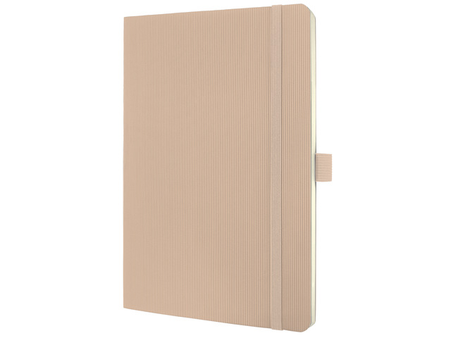 Notitieboek Conceptum A5 beige 5mm ruit softvover 194pag 80gr