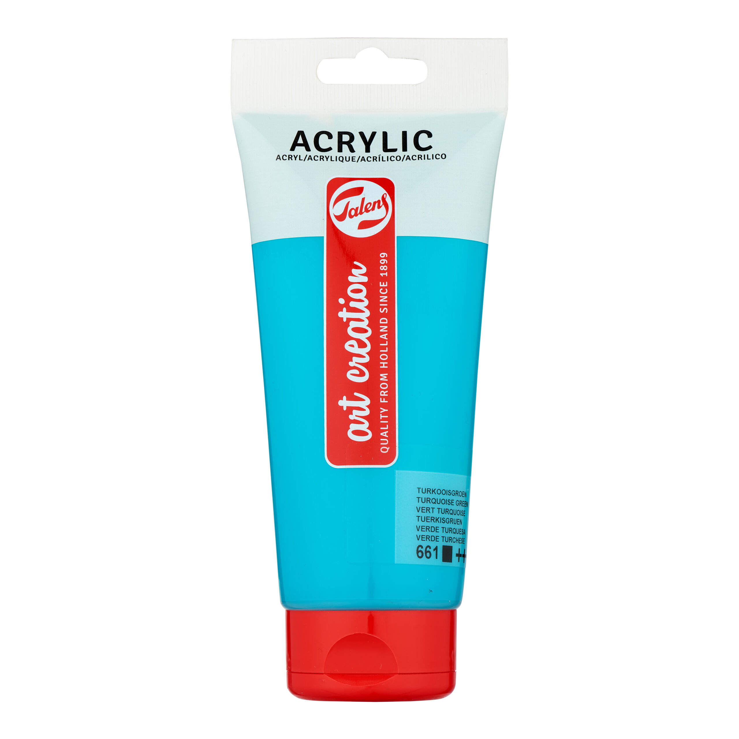 Talens Art Creation Acrylverf Tube 200 ml Turkooisgroen 661