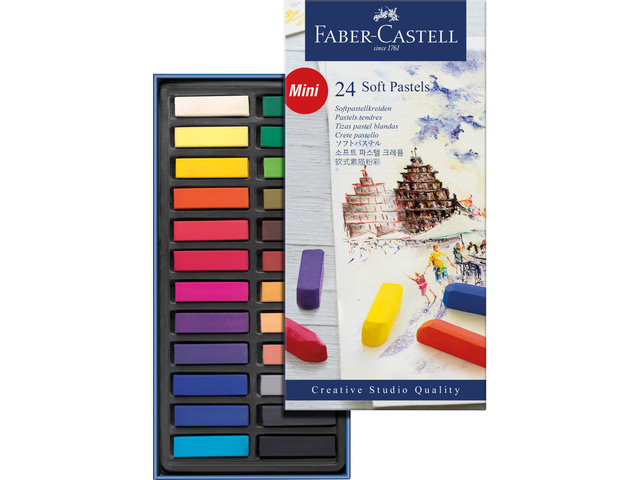 Pastelkrijt FC halve lengte etui a 24st.