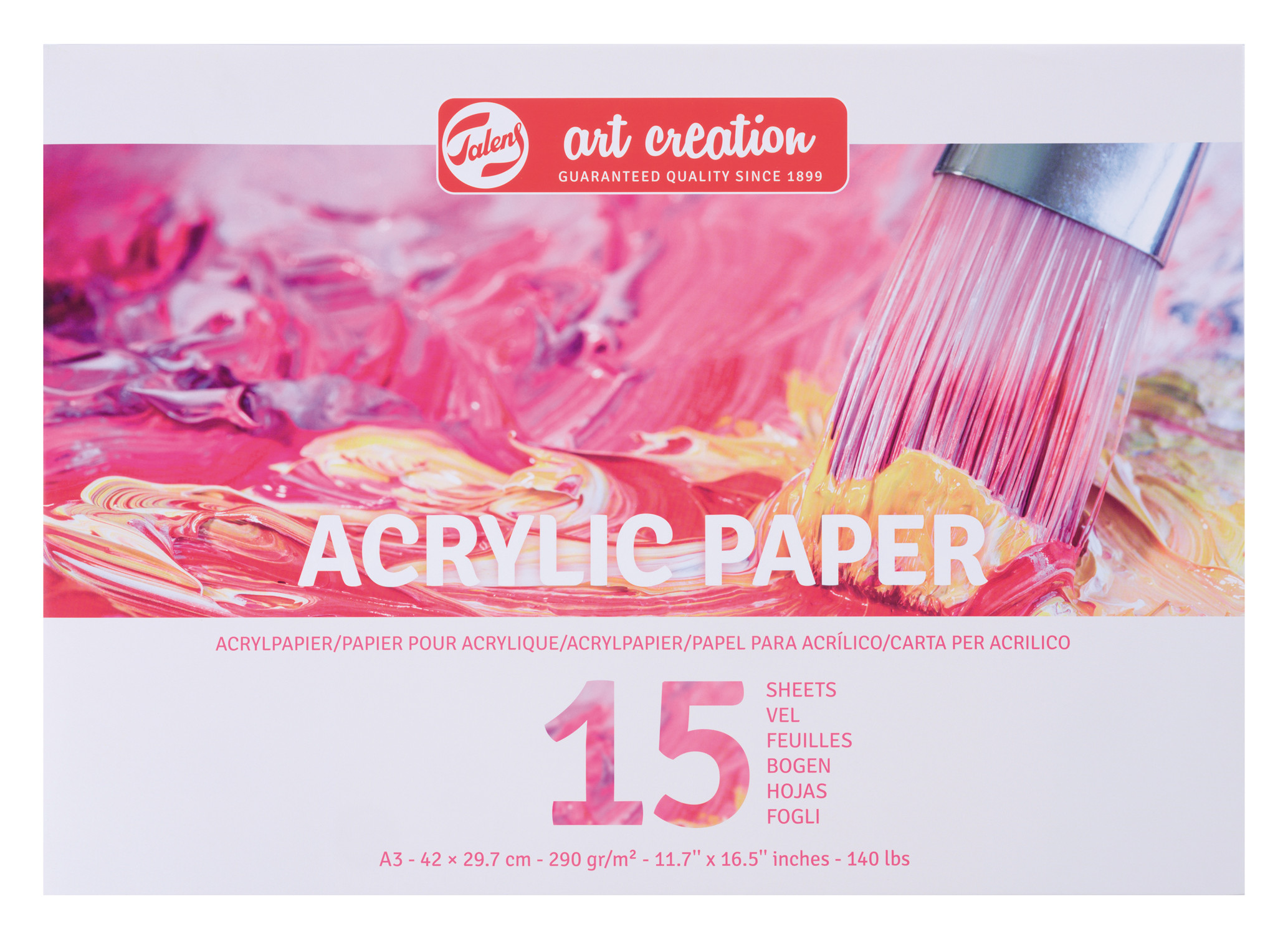 Talens Art Creation Acrylpapier A3 290 g 15 Vellen