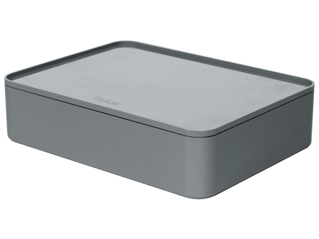 Smart-organiser Han Allison box, graniet grijs, stapelbaar