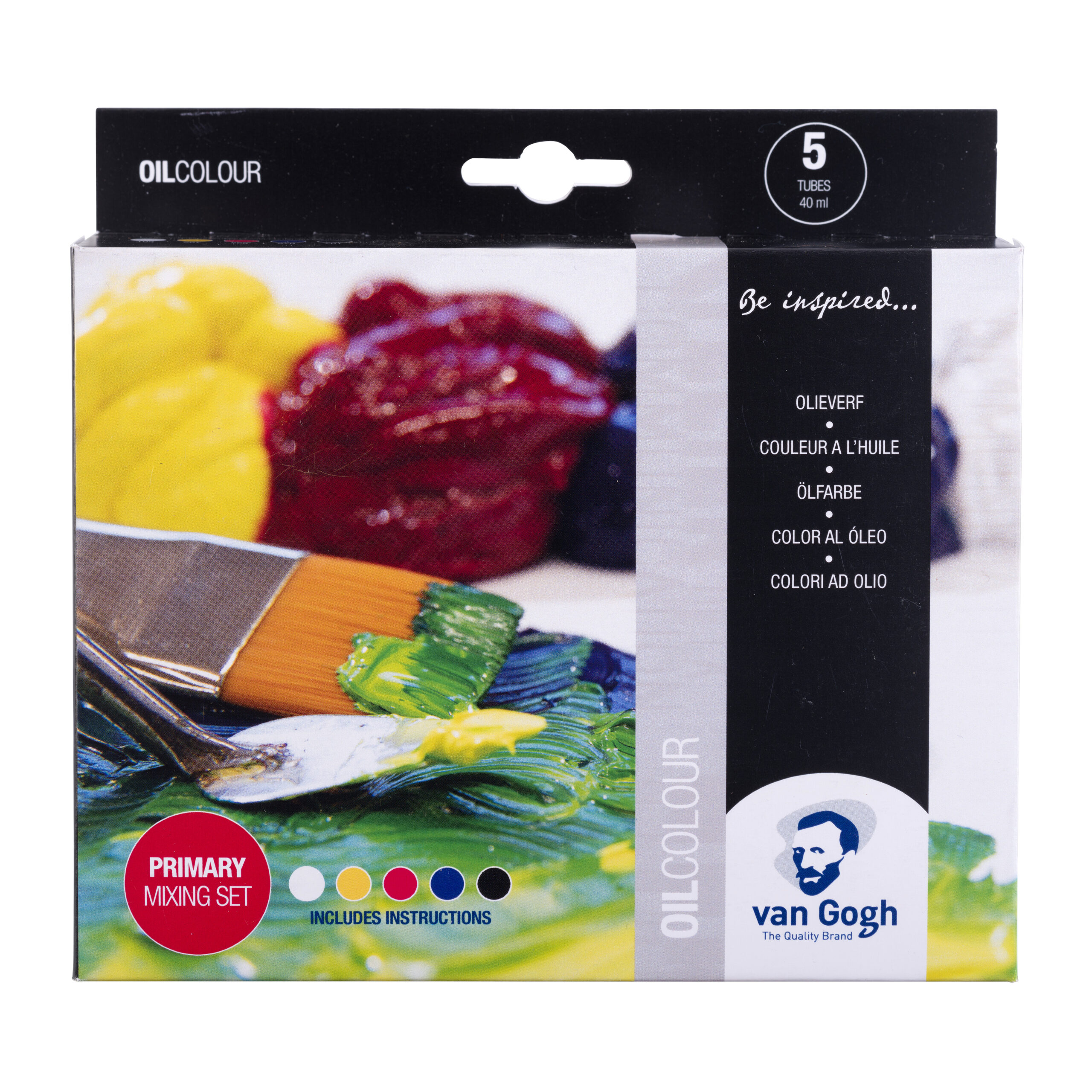 Van Gogh Olieverf primaire mengset | 5 x 40 ml
