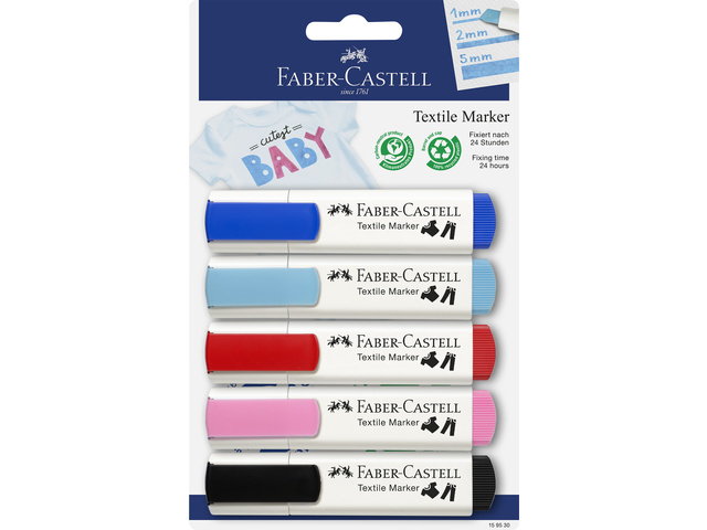 Textielmarker FC Baby 5st