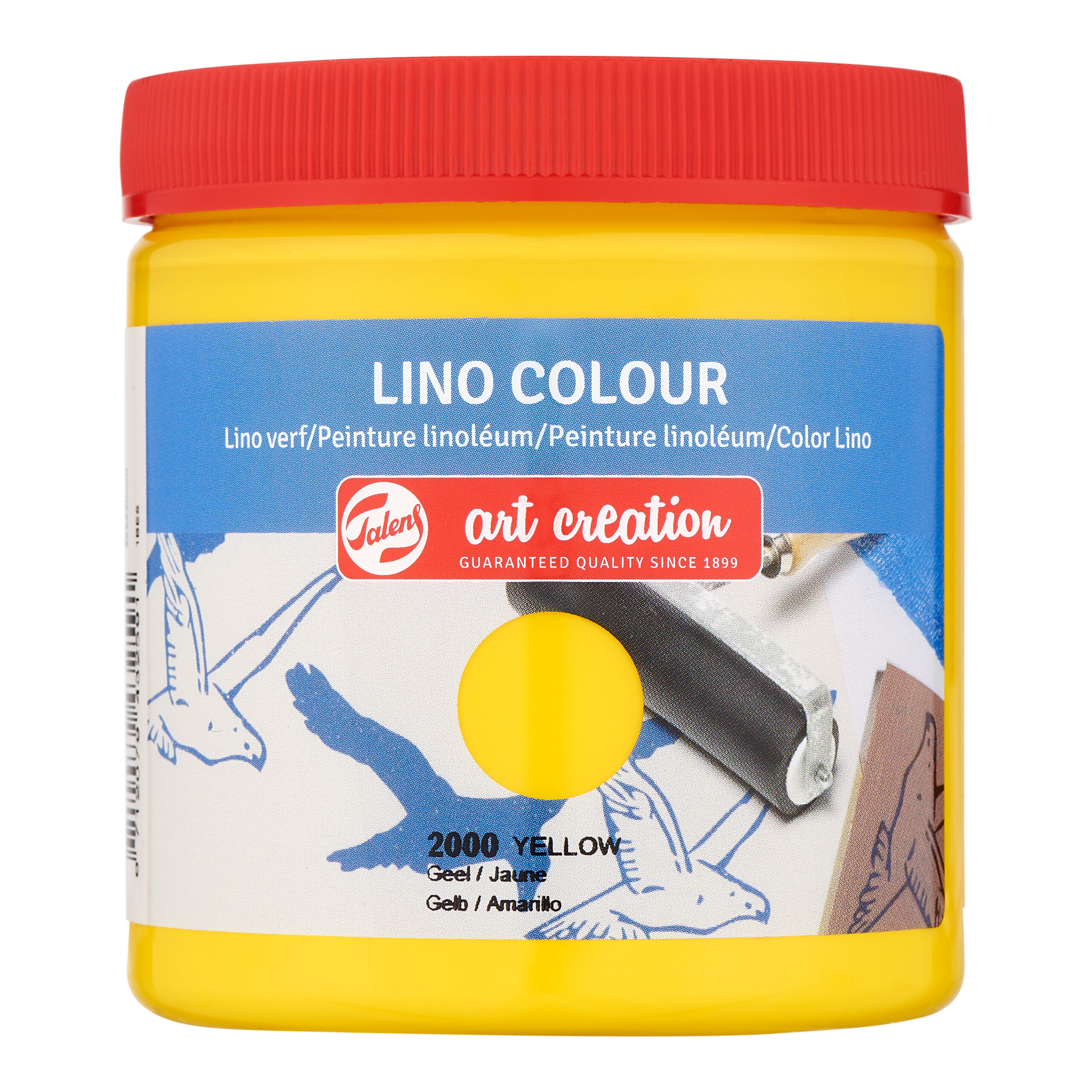 Talens Art Creation Lino verf Pot 250 ml Geel 2000