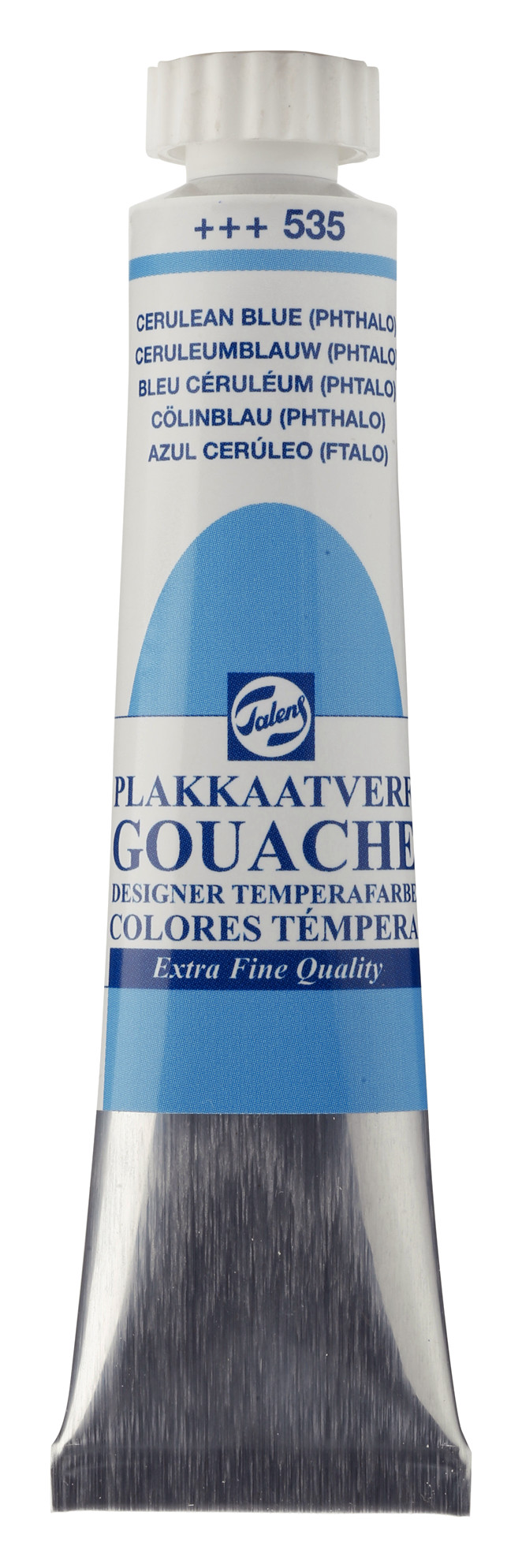 Talens Gouache Extra Fine Quality Tube 20 ml Ceruleumblauw (Phtalo) 535
