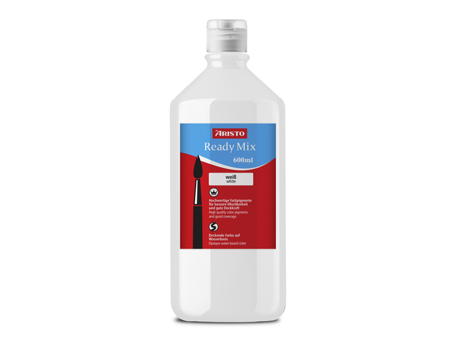 Verf Aristo Ready Mix 500 ml wit, op waterbasis