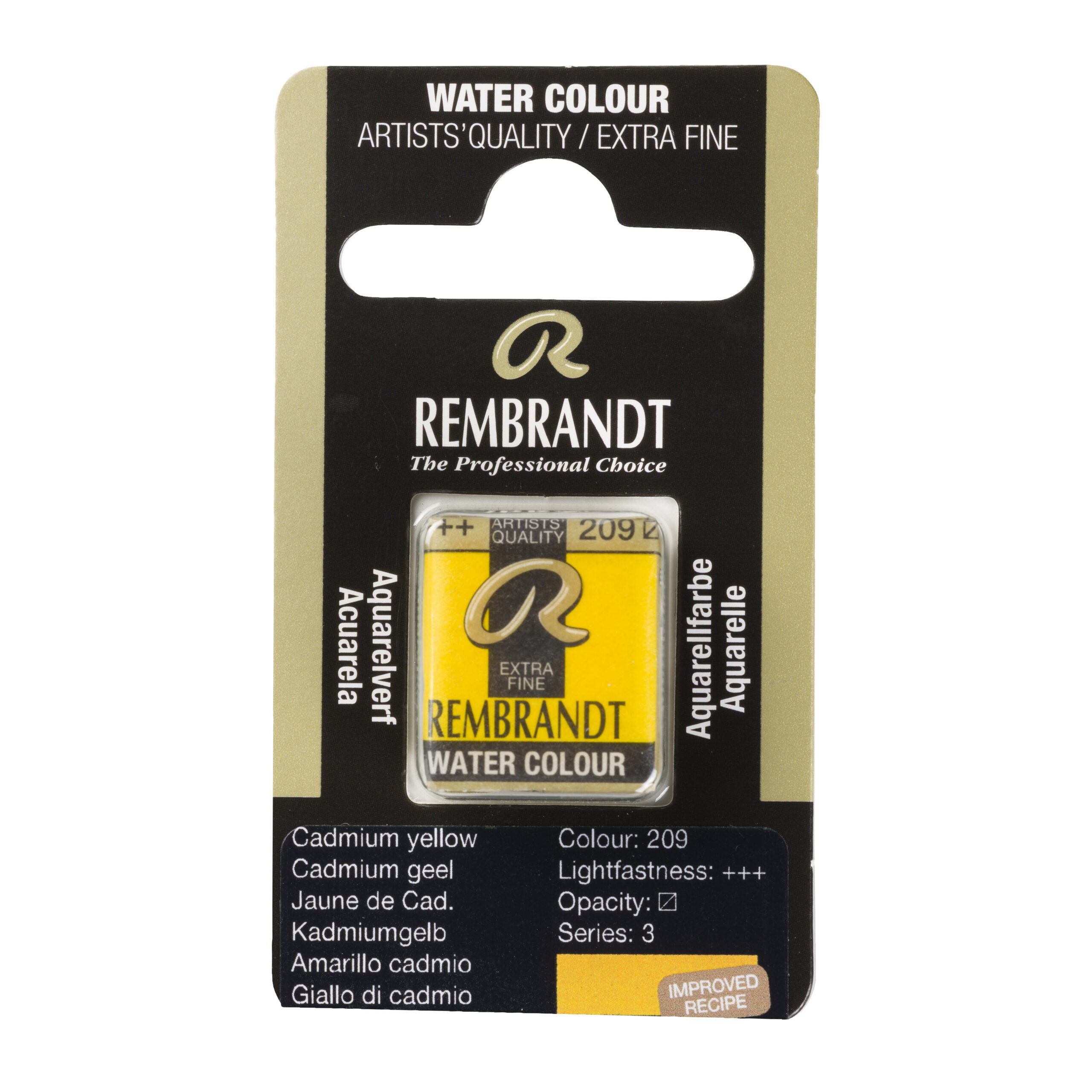 Rembrandt Aquarelverf Napje Cadmiumgeel 209