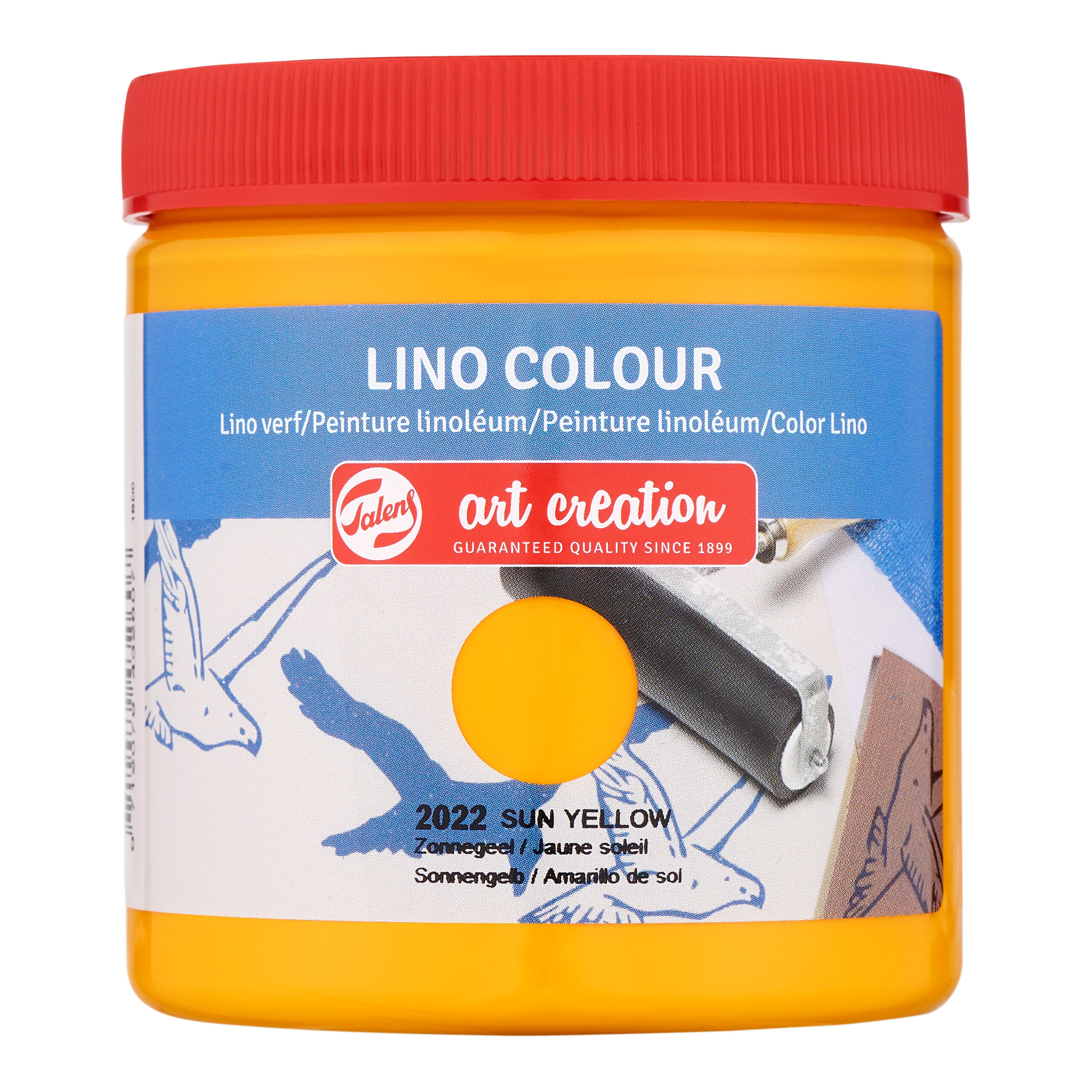 Talens Art Creation Lino verf Pot 250 ml Zonnegeel 2022