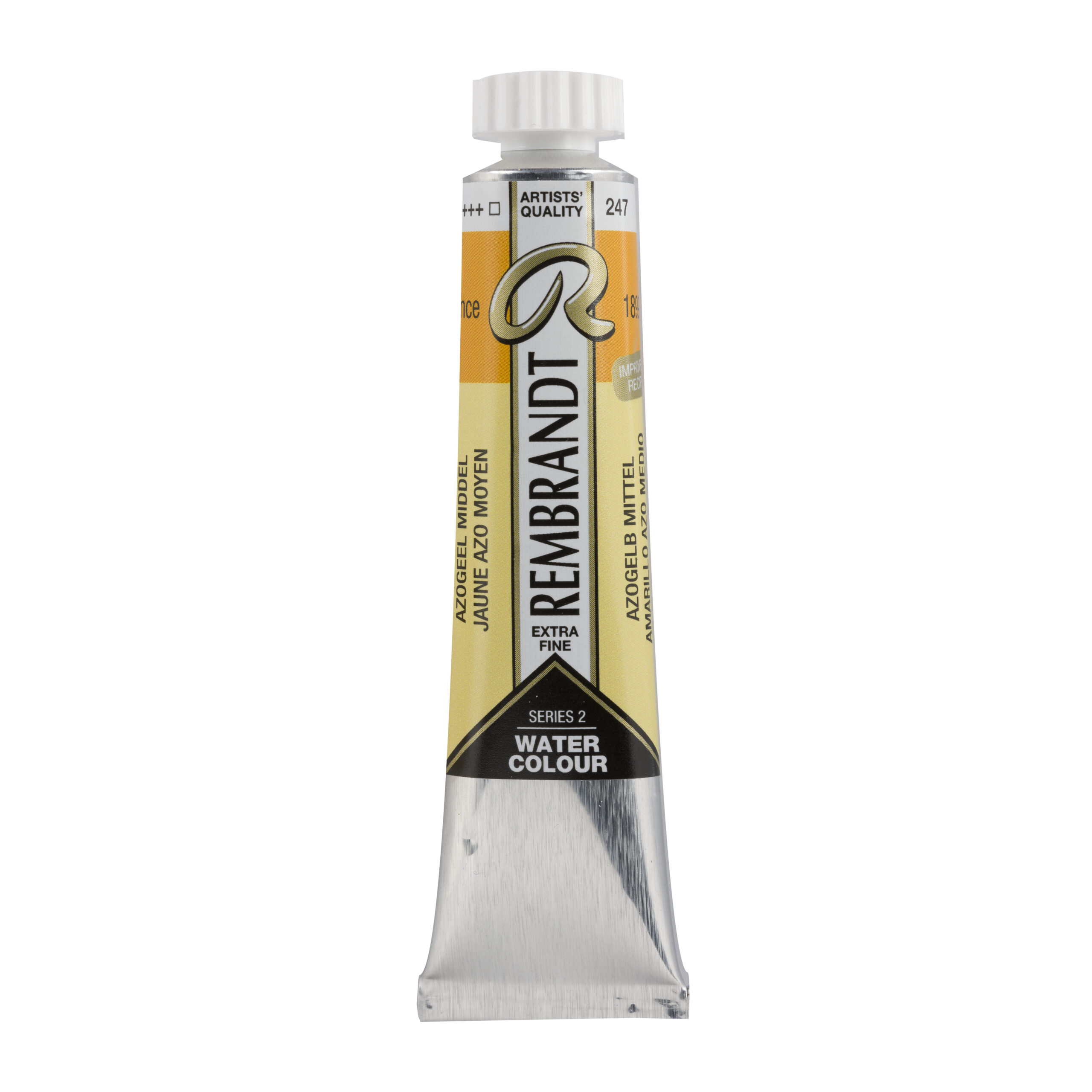 Rembrandt Aquarelverf Tube 20 ml Azogeel Middel 247