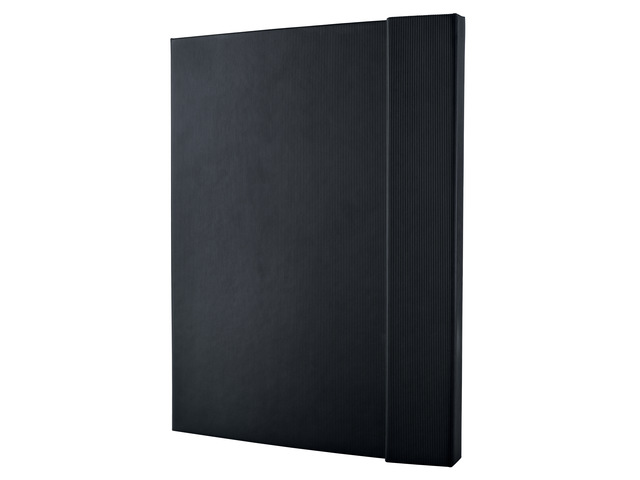 Notitieboek Conceptum Pure A4+ zwart 5mm ruit HC 194pag 80gr - SI-CO141