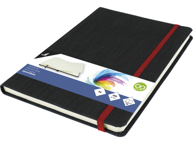 Aquarelboek Kangaro A5 luxe cover 30 vel 200gr aquarel