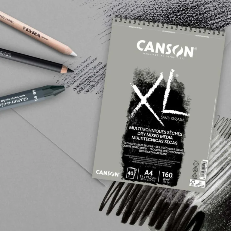 Canson XL Mixed Media Zandkorrel grijs papierblok 160 g/m² - 40 pagina’s