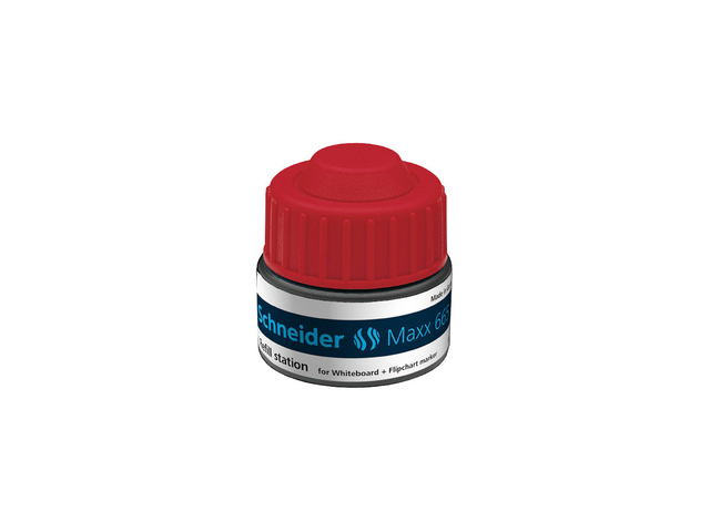 Navulinkt Schneider 665 rood 30ml voor marker 290 en 293