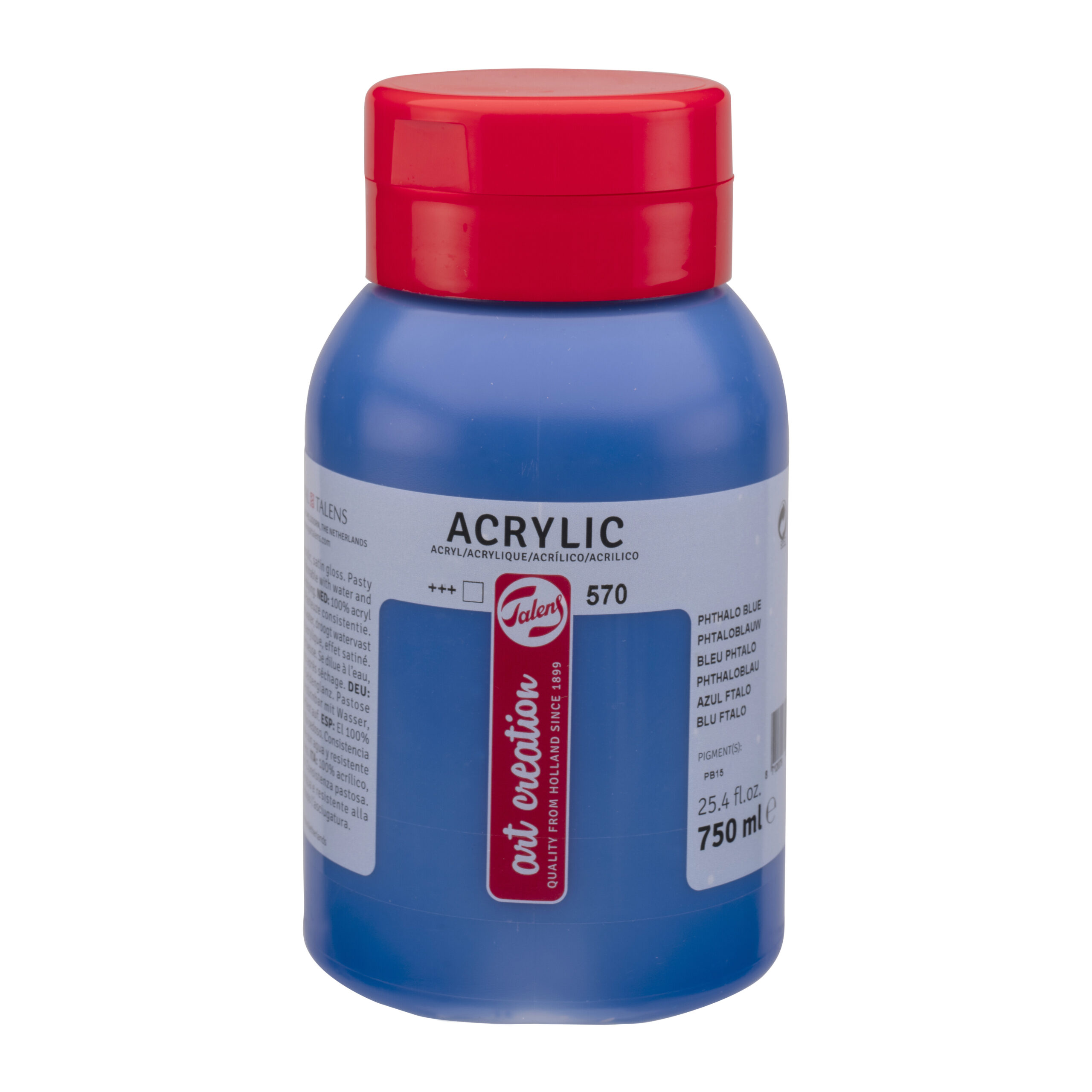 Talens Art Creation Acrylverf Pot 750 ml Phtaloblauw 570