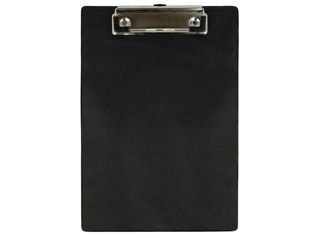 Klembord Westcott A5 zwart met PVC omtrokken