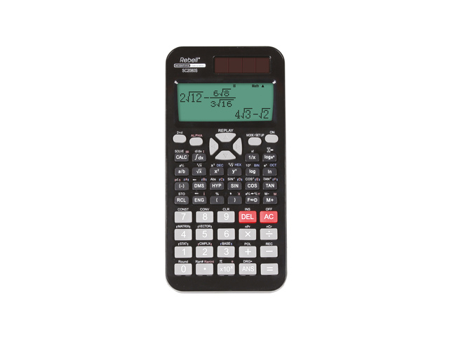 Calculator Rebell-SC2080S-BX zwart