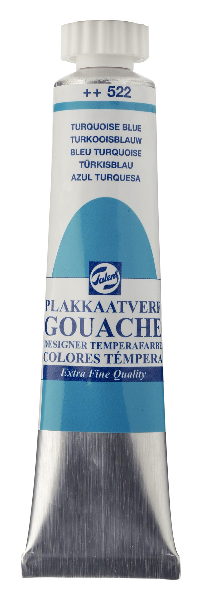 Talens Gouache Extra Fine Quality Tube 20 ml Turkooisblauw 522