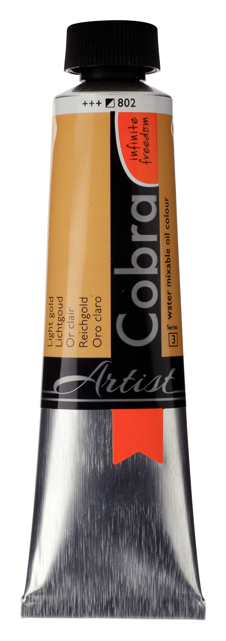 Cobra Artist Water Vermengbare Olieverf Tube 40 ml Lichtgoud 802