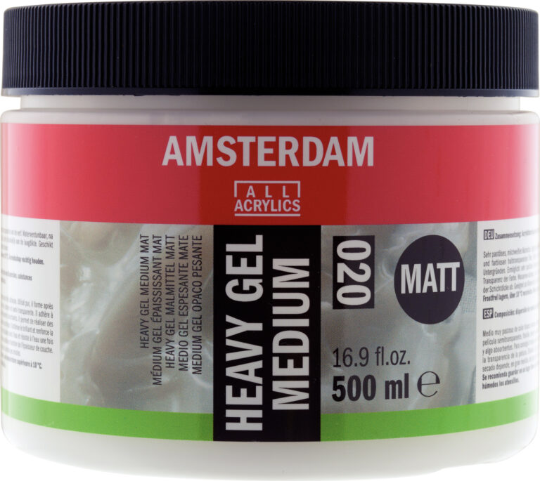 Amsterdam Heavy gel medium mat 020 pot 500 ml