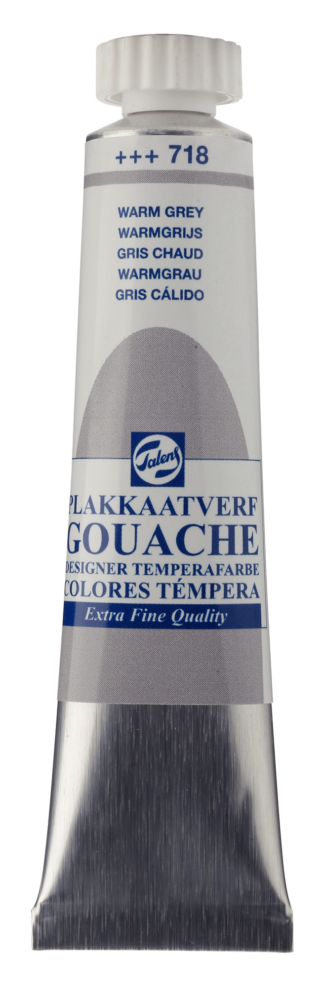 Talens Gouache Extra Fine Quality Tube 20 ml Warmgrijs 718
