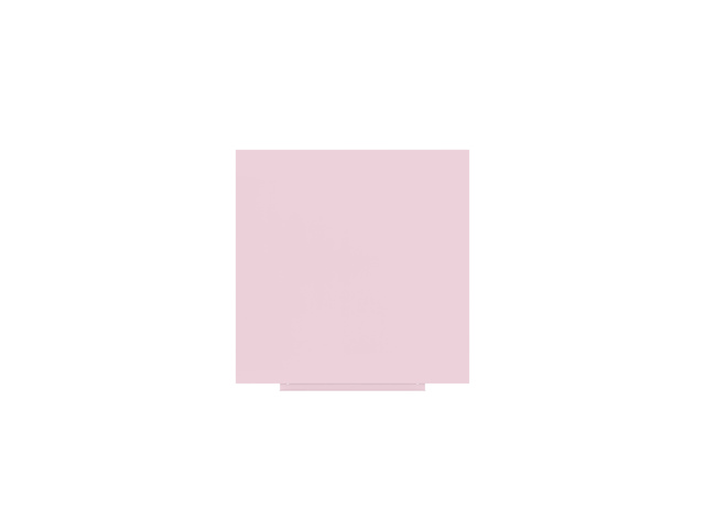 Whiteboard Rocada Skincolour 100x100cm roze gelakt