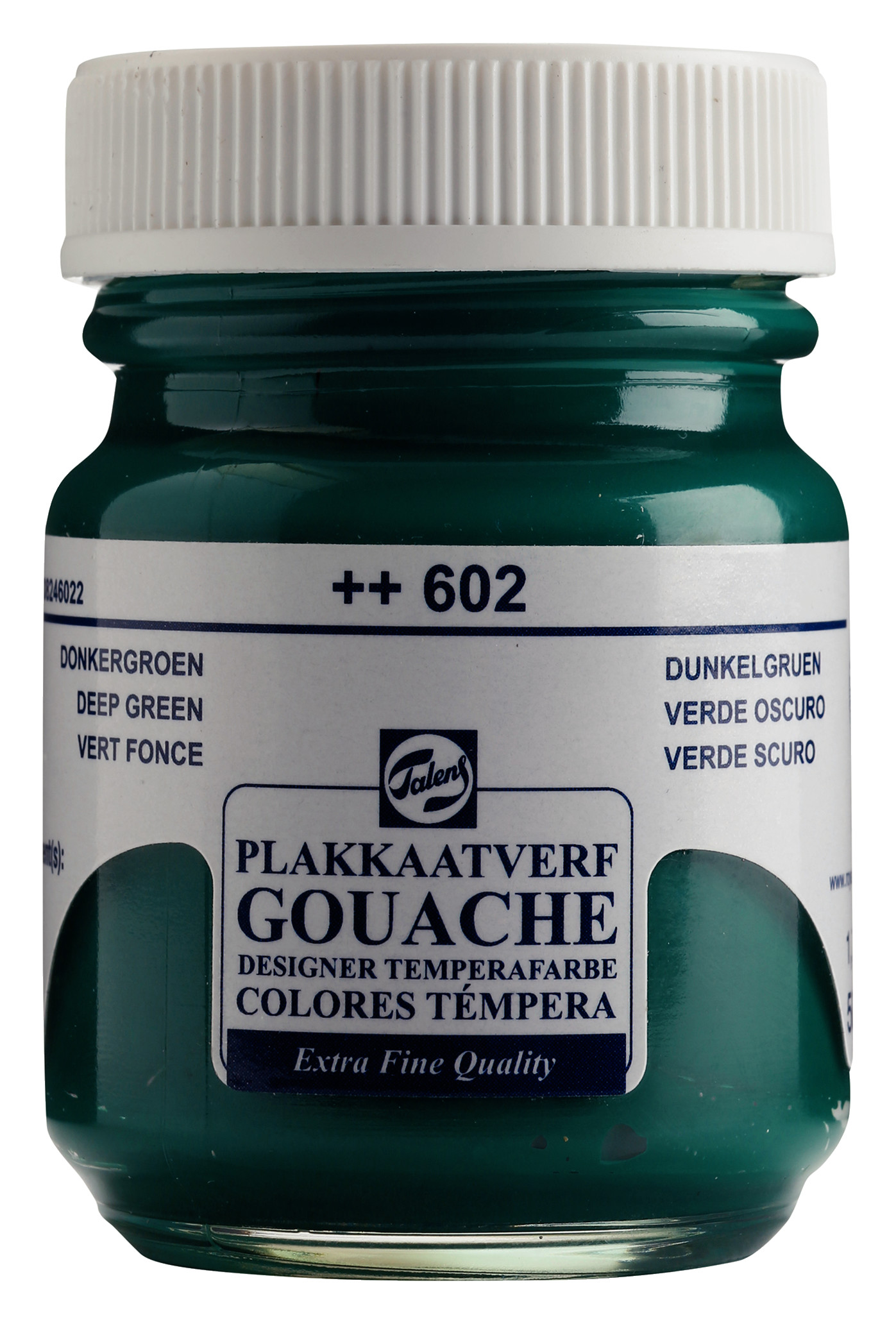 Talens Gouache Extra Fine Quality Fles 50 ml Donkergroen 602
