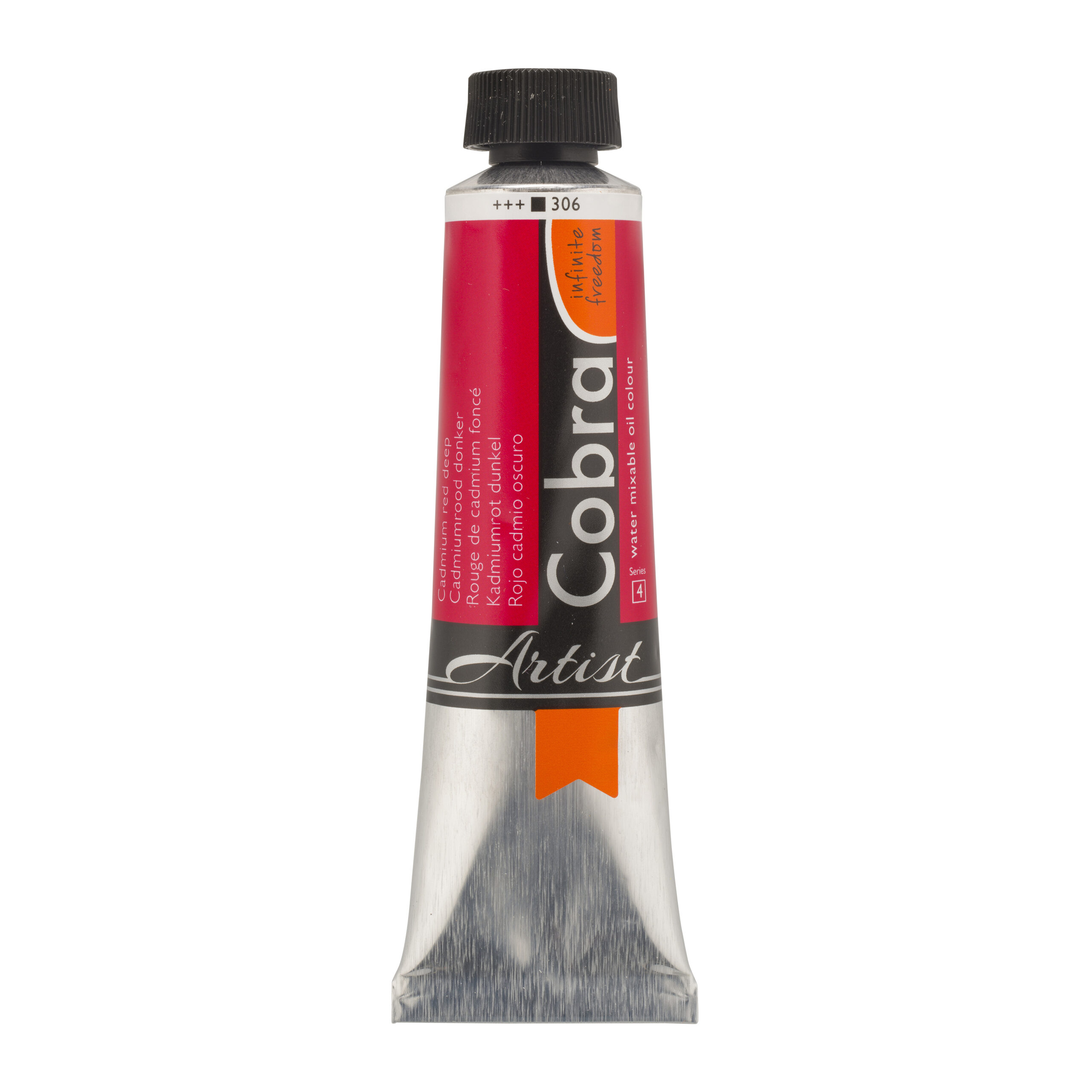 Cobra Artist Water Vermengbare Olieverf Tube 40 ml Cadmiumrood Donker 306