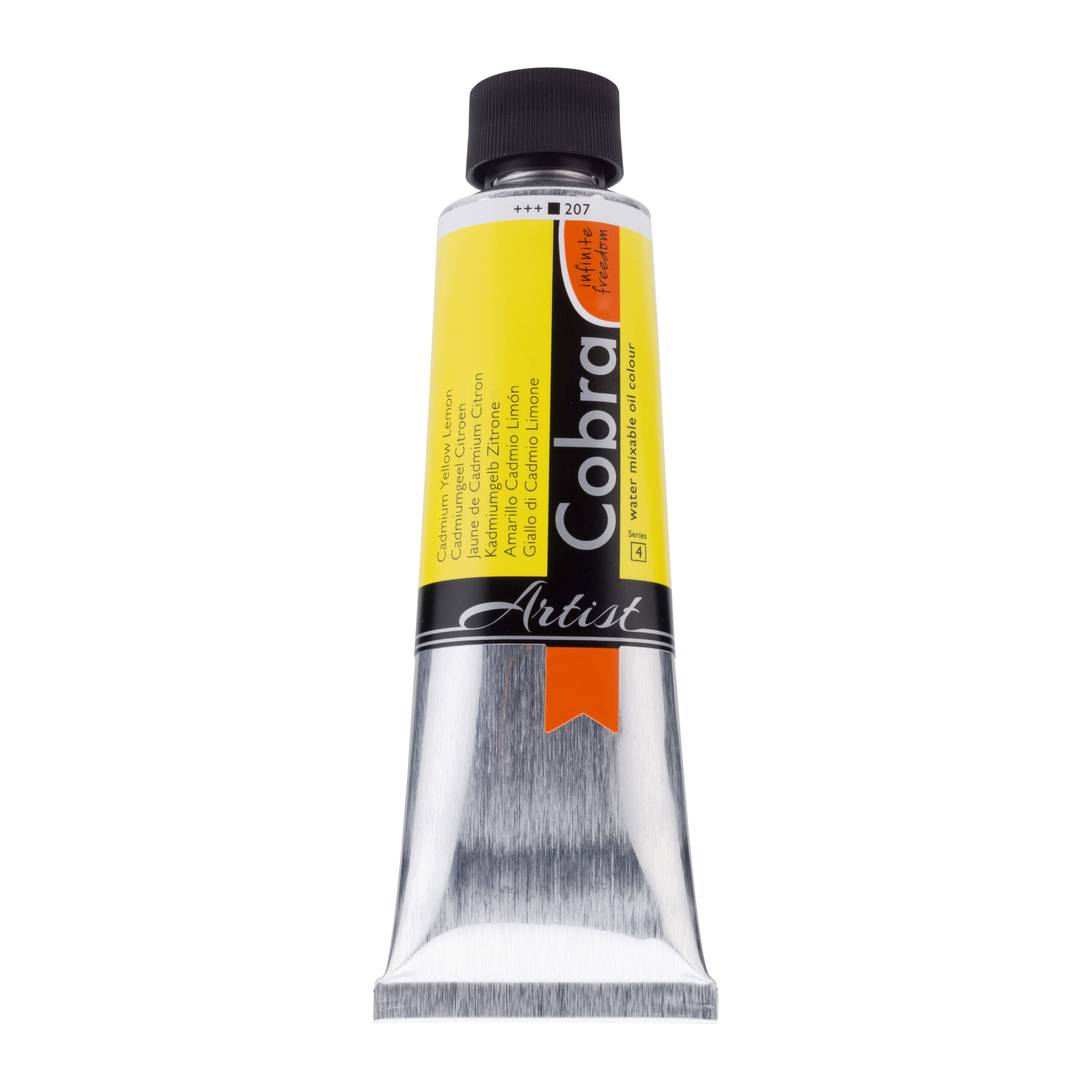 Cobra Artist Water Vermengbare Olieverf Tube 150 ml Cadmiumgeel Citroen 207