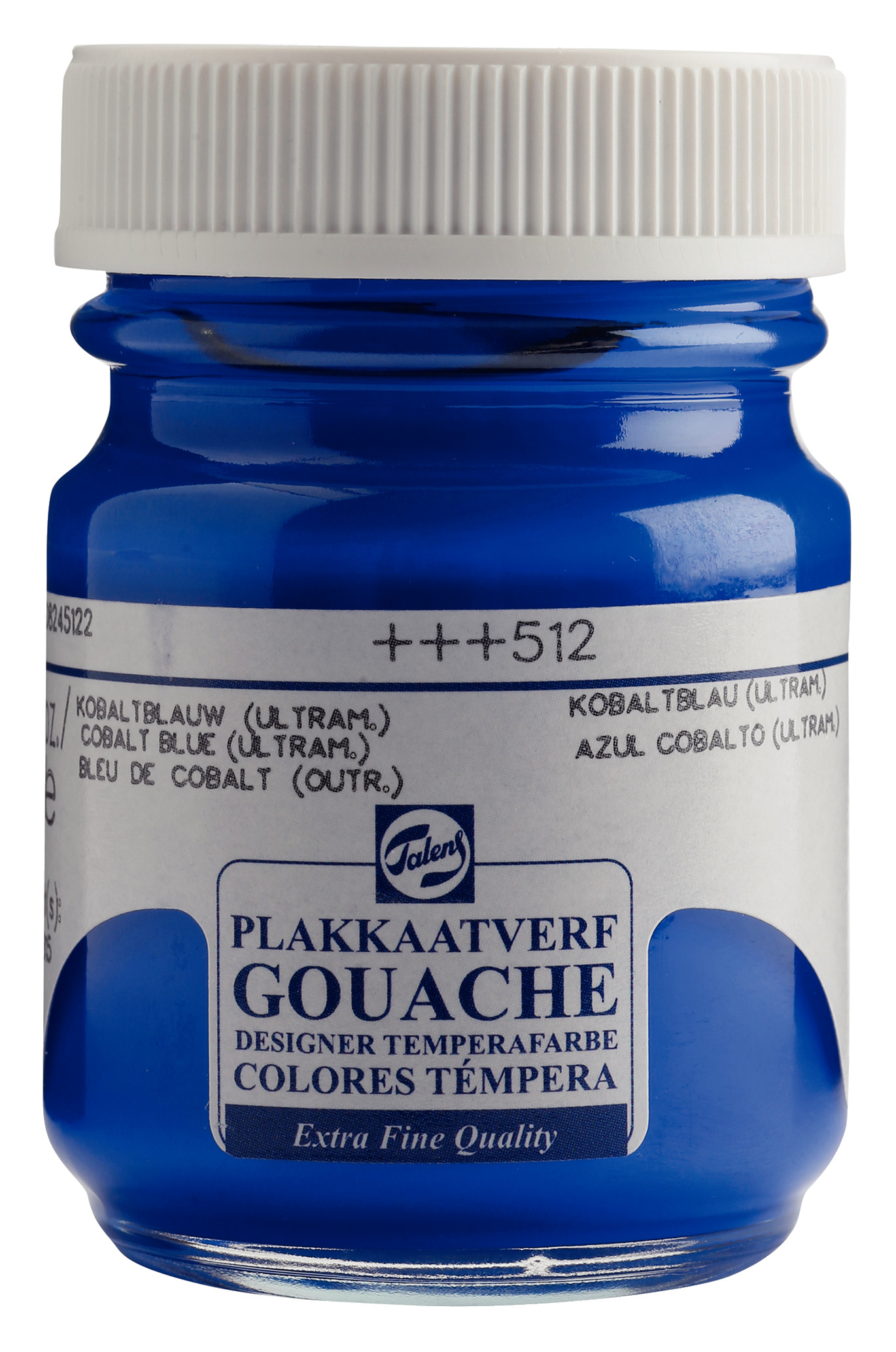 Talens Gouache Extra Fine Quality Fles 50 ml Kobaltblauw (Ultramarijn) 512