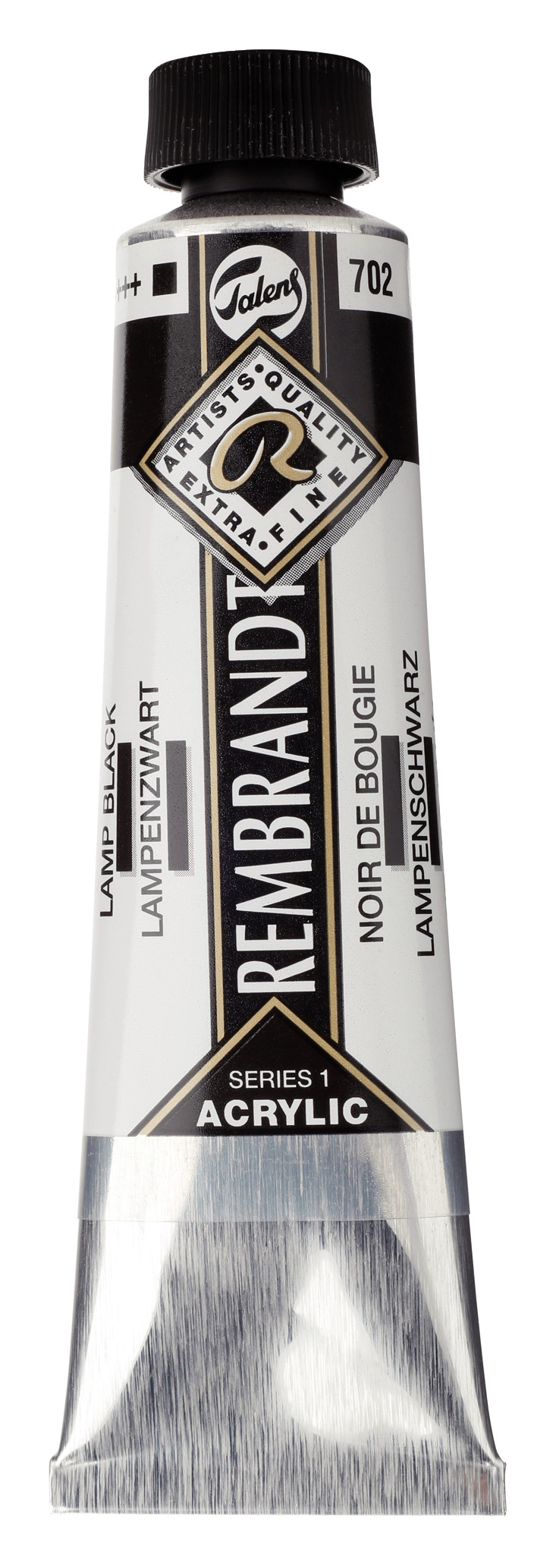 Rembrandt Acrylverf Tube 40 ml Lampenzwart 702
