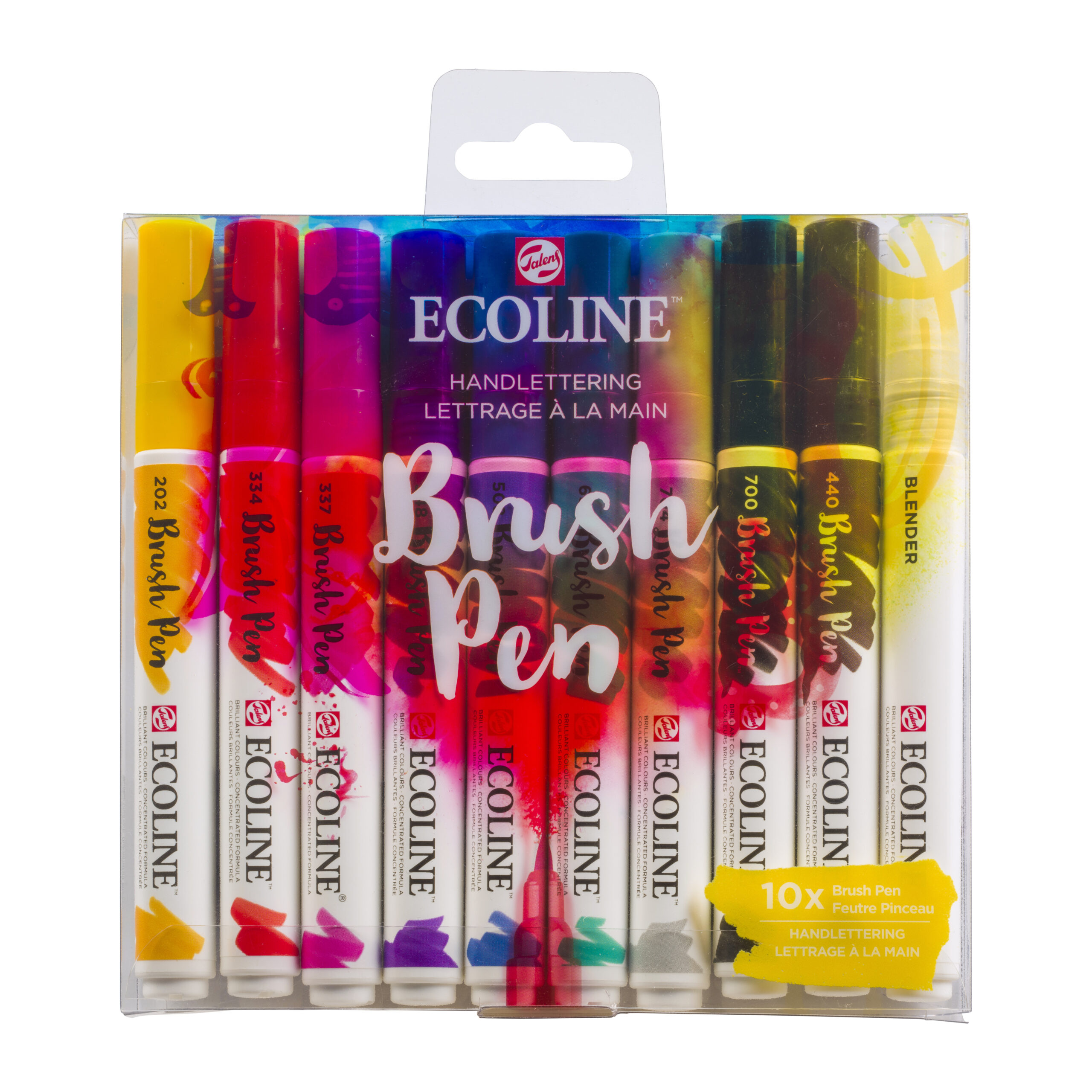Ecoline Brush Pen set Handlettering | 10 kleuren