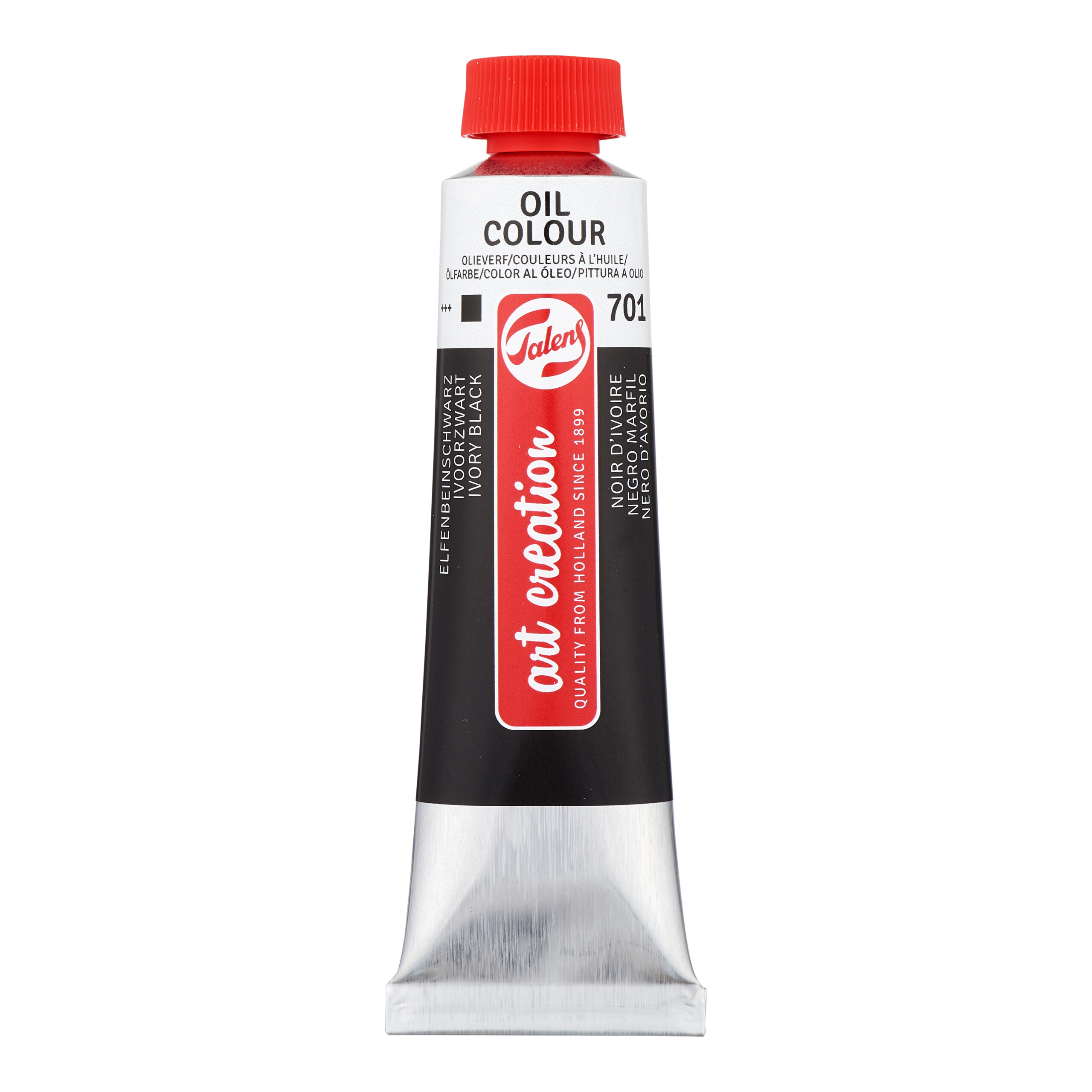 Talens Art Creation Olieverf Tube 40 ml Ivoorzwart 701
