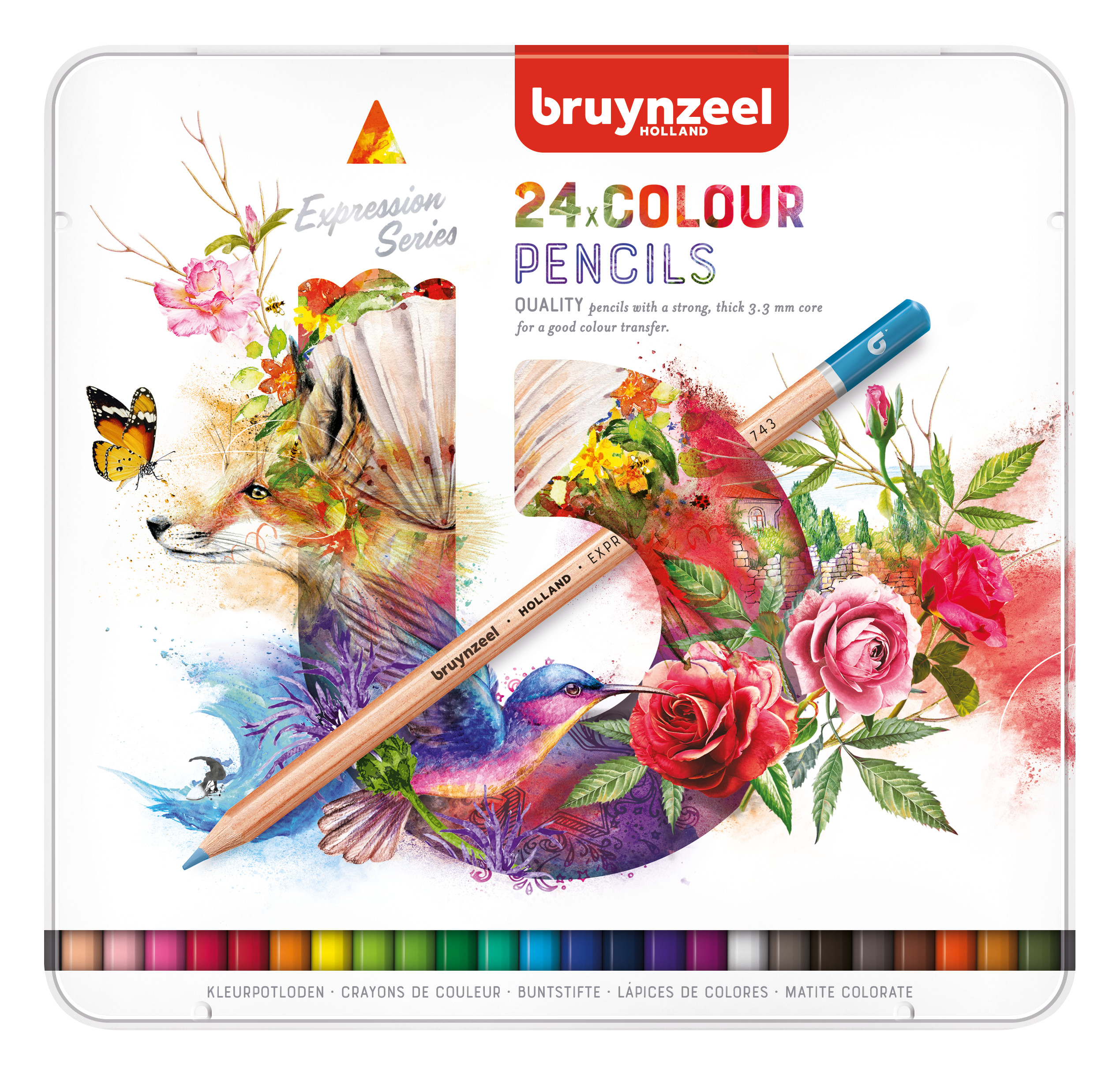 Bruynzeel Expression kleurpotloden blik 24