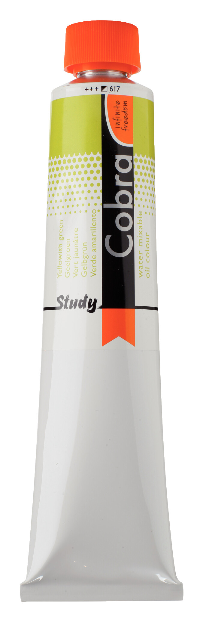 Cobra Study Water Vermengbare Olieverf Tube 200 ml Geelgroen 617