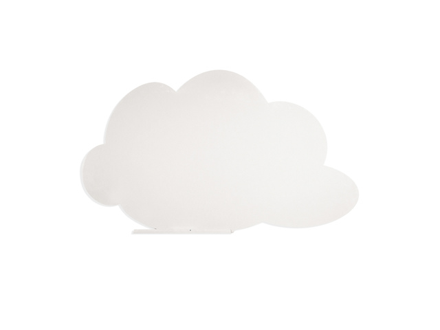 Whiteboard Rocada Skinshape Cloud 100x150cm wit gelakt