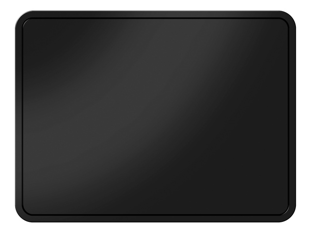 Buro-onderlegger Kangaro Soft 63x50cm zwart
