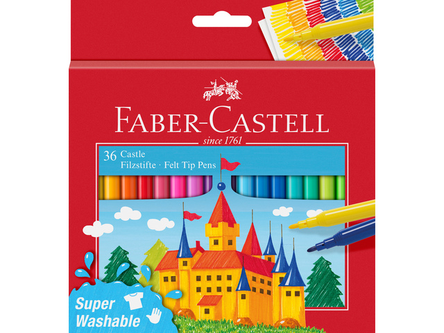 Viltstift FC 36 stuks karton etui assorti