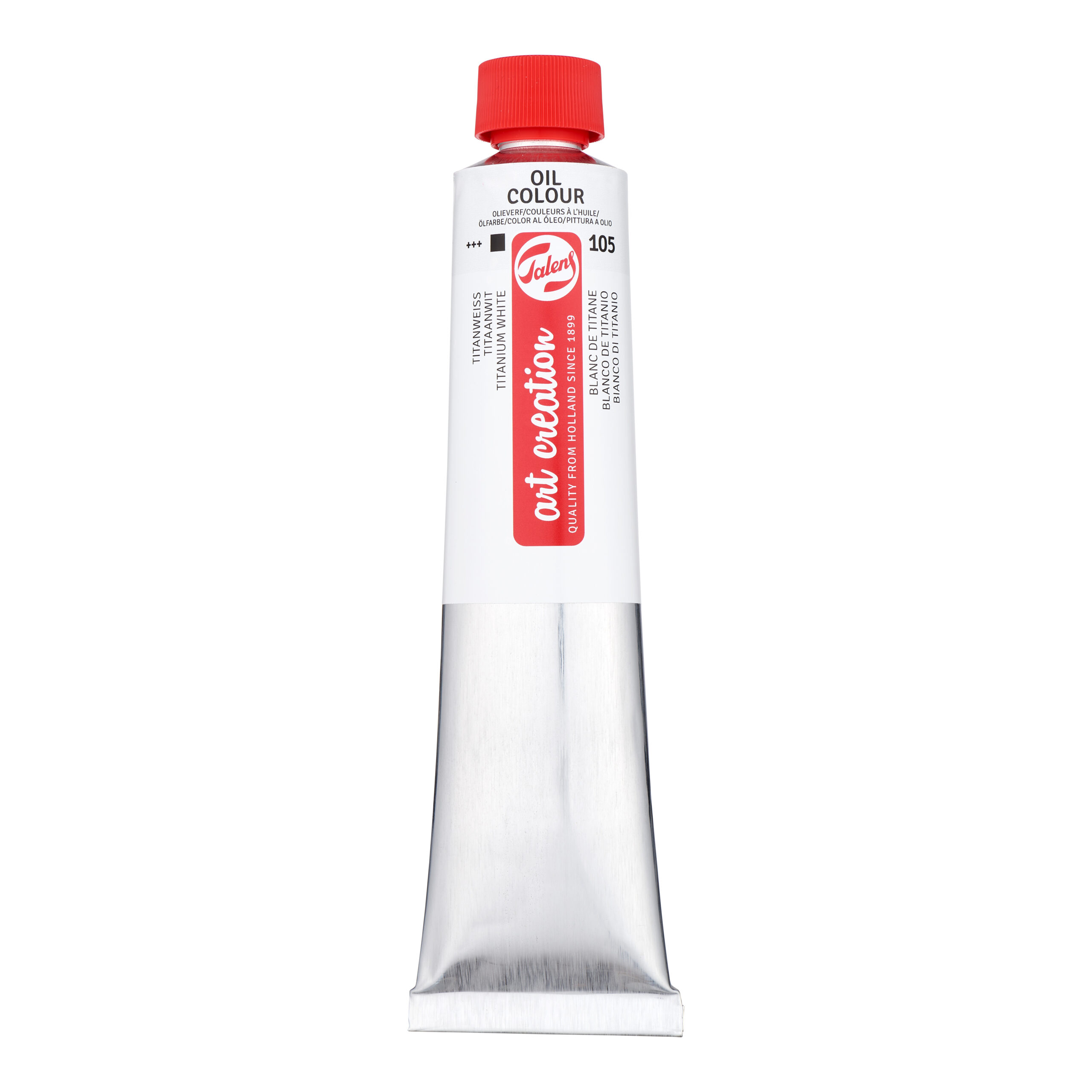 Talens Art Creation Olieverf Tube 200 ml Titaanwit (Saffloerolie) 105