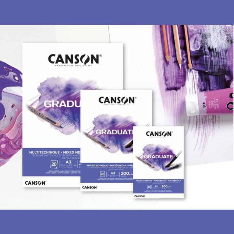 Canson Graduate Multitechnique papierblok 200 g/m² - 20 pagina’s