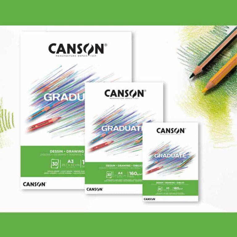 Canson Graduate Lichtkorrel papierblok 160 g/m² – 30 pagina’s