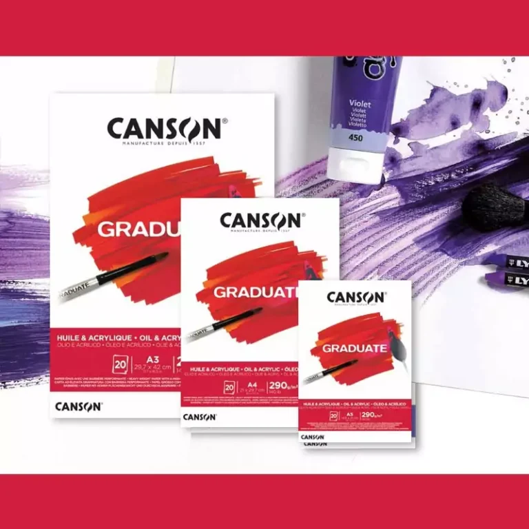 Canson Graduate Olie & Acryl papierblok 290 g/m² – 20 pagina’s