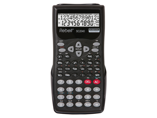 Calculator Rebell-SC2040-BX zwart