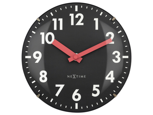 Tafelklok NeXtime Duomo Mini Duomo Mini 20 cm zwart