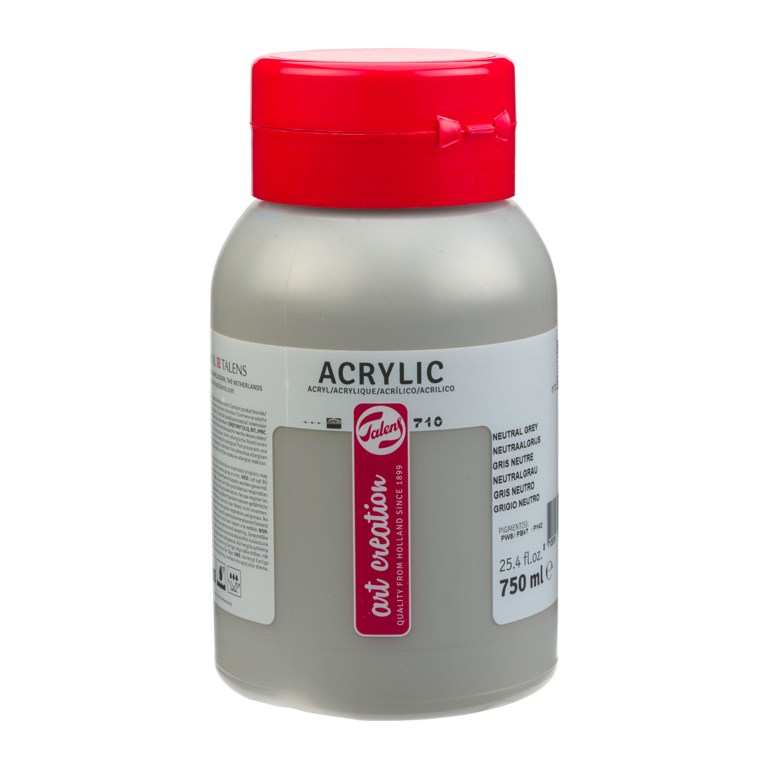 Talens Art Creation Acrylverf Pot 750 ml Neutraalgrijs 710