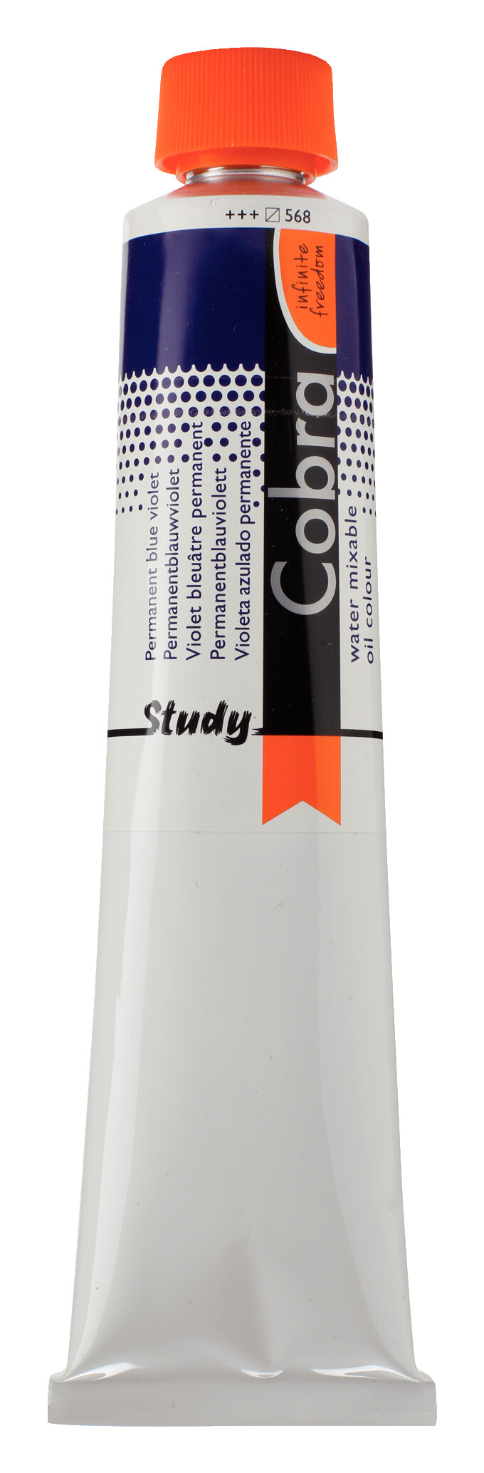 Cobra Study Water Vermengbare Olieverf Tube 200 ml Permanentblauwviolet 568