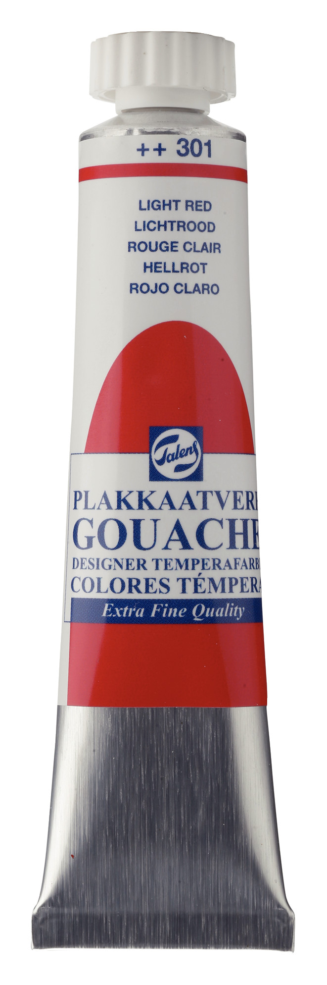 Talens Gouache Extra Fine Quality Tube 20 ml Lichtrood 301