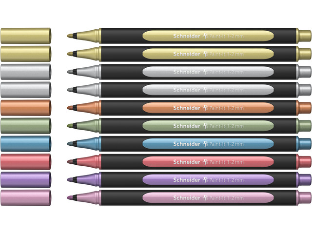 Metallic liner Schneider Paint-it 020 1-2mm doos 10st.