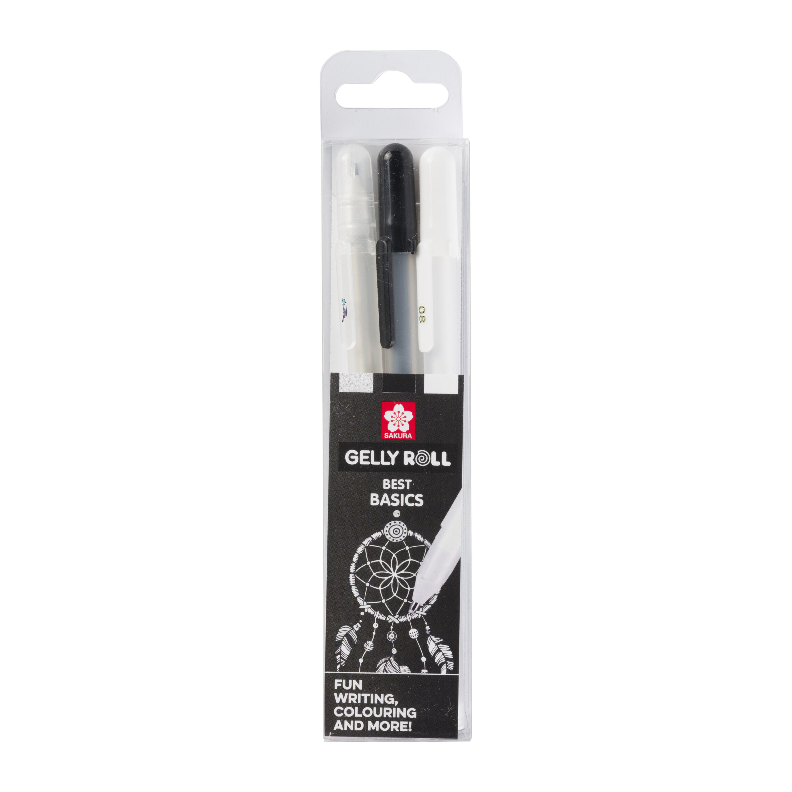 Sakura Gelly Roll Mixed Set 3 Clear Zwart Wit