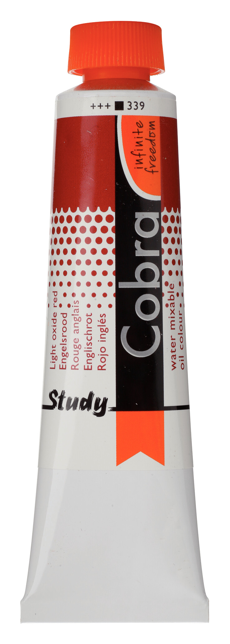 Cobra Study Water Vermengbare Olieverf Tube 40 ml Engelsrood 339