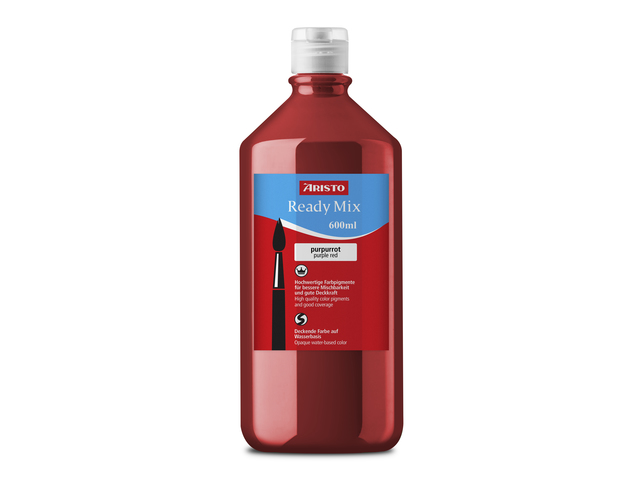 Verf Aristo Ready Mix 500 ml purper, op waterbasis
